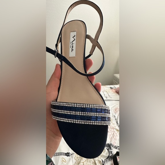 Nina Noga New York Rhinestone Heel Size 10 - Picture 3 of 6